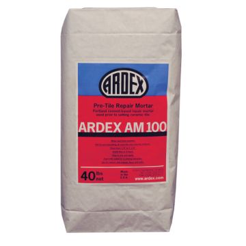 Ardex AM 100 Rapid Set Pre-Tile Smoothing & Ramping Mortar, 40 lb. Bag