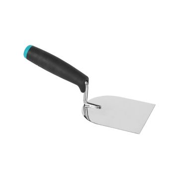 BIHUI Plaster Trowel 4-Inch with Soft Grip Handle