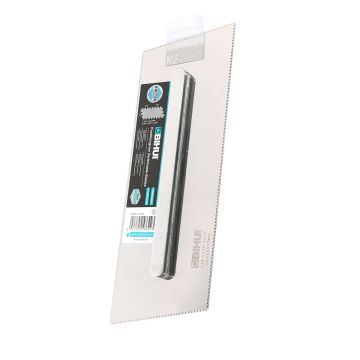 BIHUI Switch System Square Notch Carpet Adhesive Trowel, 4-Sided, Parallelogram, 1/16"