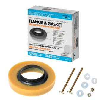 Black Swan 04425 Flange & Gasket w/Brass Bolt Kit