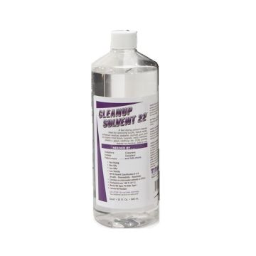 Cleanup Solvent 22 Adhesive Remover, Quart Bottle