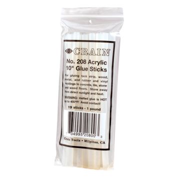Crain 208 Acrylic 10" Glue Sticks