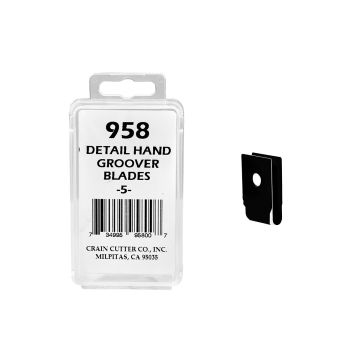 Crain 958 3.5mm Detail Groover U-Blades (5 Pack)