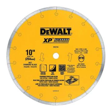 DeWalt DW4764 XP4 10" Wet Premium Tile Blade