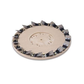 Diamabrush 16" Concrete Prep Tool w/NP-9200 Clutch Plate & Riser 100 Grit
