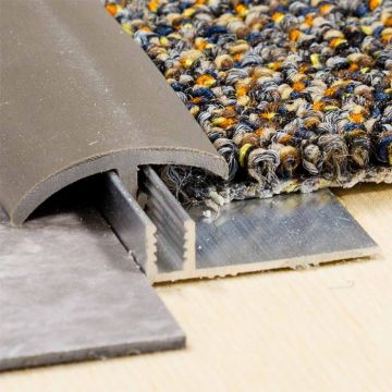 Futura Pinless "Flex" Metal Base Track, 12' Length