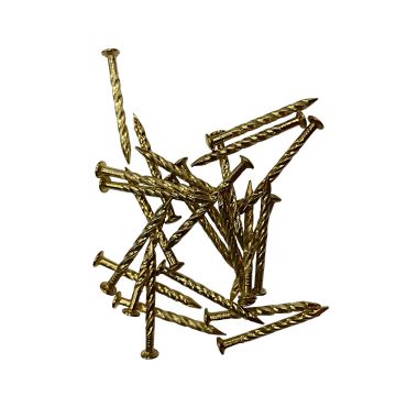 Futura Brass Drive Screw Nails (25 Pack)