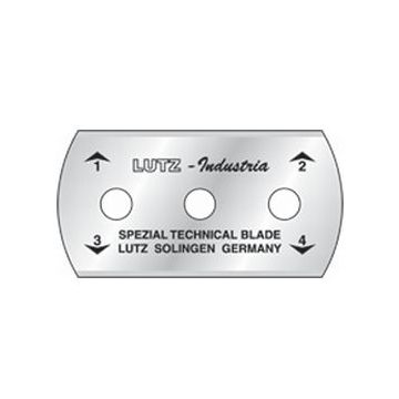 Gundlach No. 295-20 Uni-Cutter 3-Hole Razor Blades (20/tube)