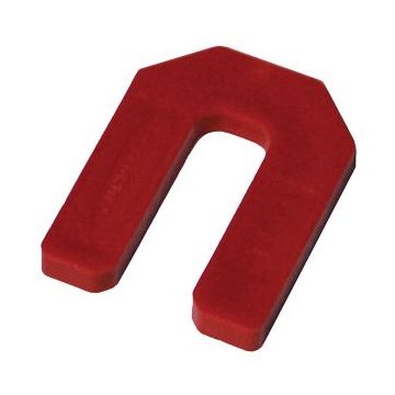 Gundlach HTS-14 1/4" Red Horseshoe Tile Spacers (100/bag)