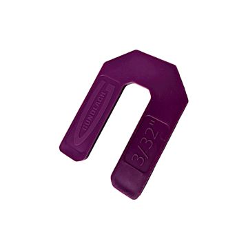 Gundlach HTS-332 3/32" Purple Horseshoe Tile Spacers (100/bag)