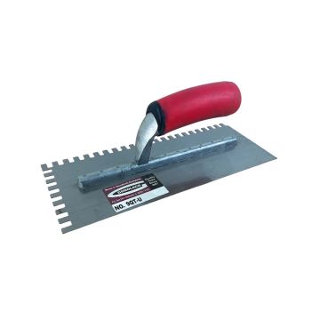 Gundlach 11-1/2" Professional Ultigrip Trowel 1/4" x 3/8" x 1/4" Sq-Notch