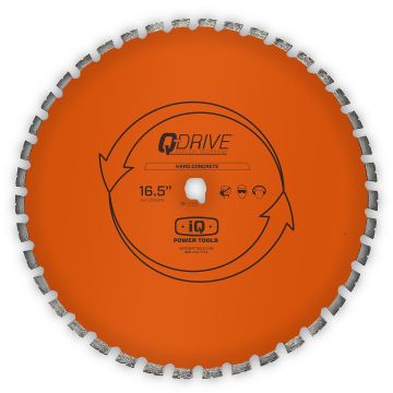 iQMS362 16.5" Q-Drive Segmented Hard Concrete Blade