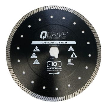 iQTS244 10" Q-Drive Turbo Blade for Hard Material/Porcelain