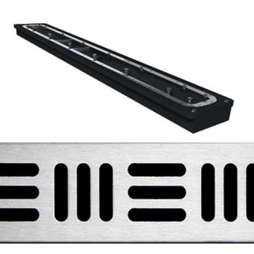Noble Cross Hatch ABS FreeStyle Linear Drains (24" - 60")