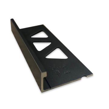 M-D Pro 3/8" x 96" Satin Black Tile Edge