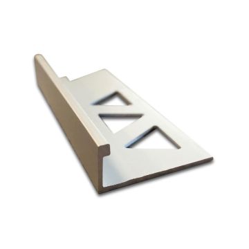 M-D Pro 3/8" x 96" Satin Clear Tile Edge