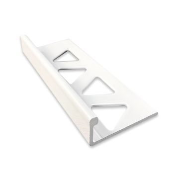 M-D Pro 3/8" x 96" White Tile Edge