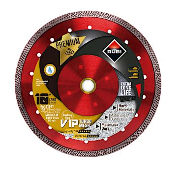 Rubi VIP Turbo Mesh Diamond Blades (3 1/4" - 12")