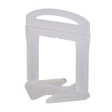 Rubi 1/16" Delta Leveling Clips for 1/2" to 3/4" Tiles (100/Bag)