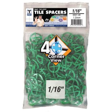 Tavy 1/16" Green Tile Spacers (100/bag)