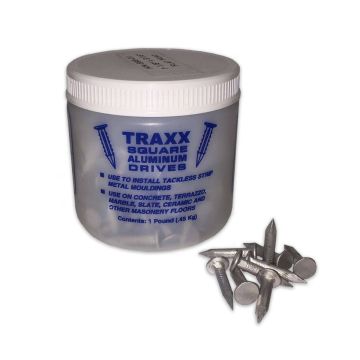 Traxx 5/8" x 1/8" Aluminum Drives (1 lb. Jar)