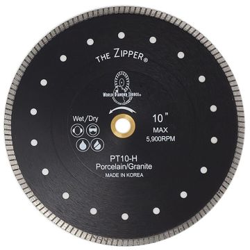 WDS Zipper Pro Porcelain Turbo Diamond Blades (4" - 10")