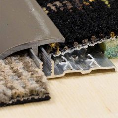 Futura Pin-Type "Flex" Metal Base Track, 12' Length