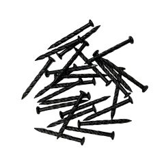 Futura Black Drive Screw Nails (25 Pack)