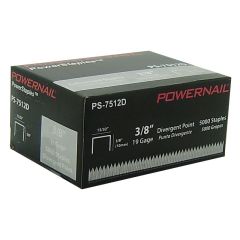 Powernail 7512D 3/8" Carpet Pad Staples (5,000/box)