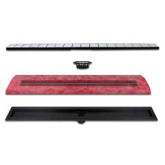 Prova 36" Linear Drain Kit w/Tile-In Top