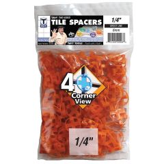 Tavy 1/4" Orange Tile Spacers (100/bag)