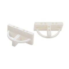 Tavy 1/8" White T-Spacers (100/bag)