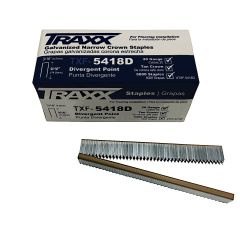 Traxx TXF-5418D 9/16" Carpet Staples (5,000/Box)