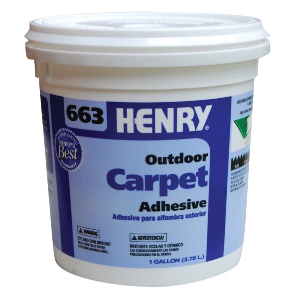 Henry 663 Outdoor Carpet Adhesive, Gallon